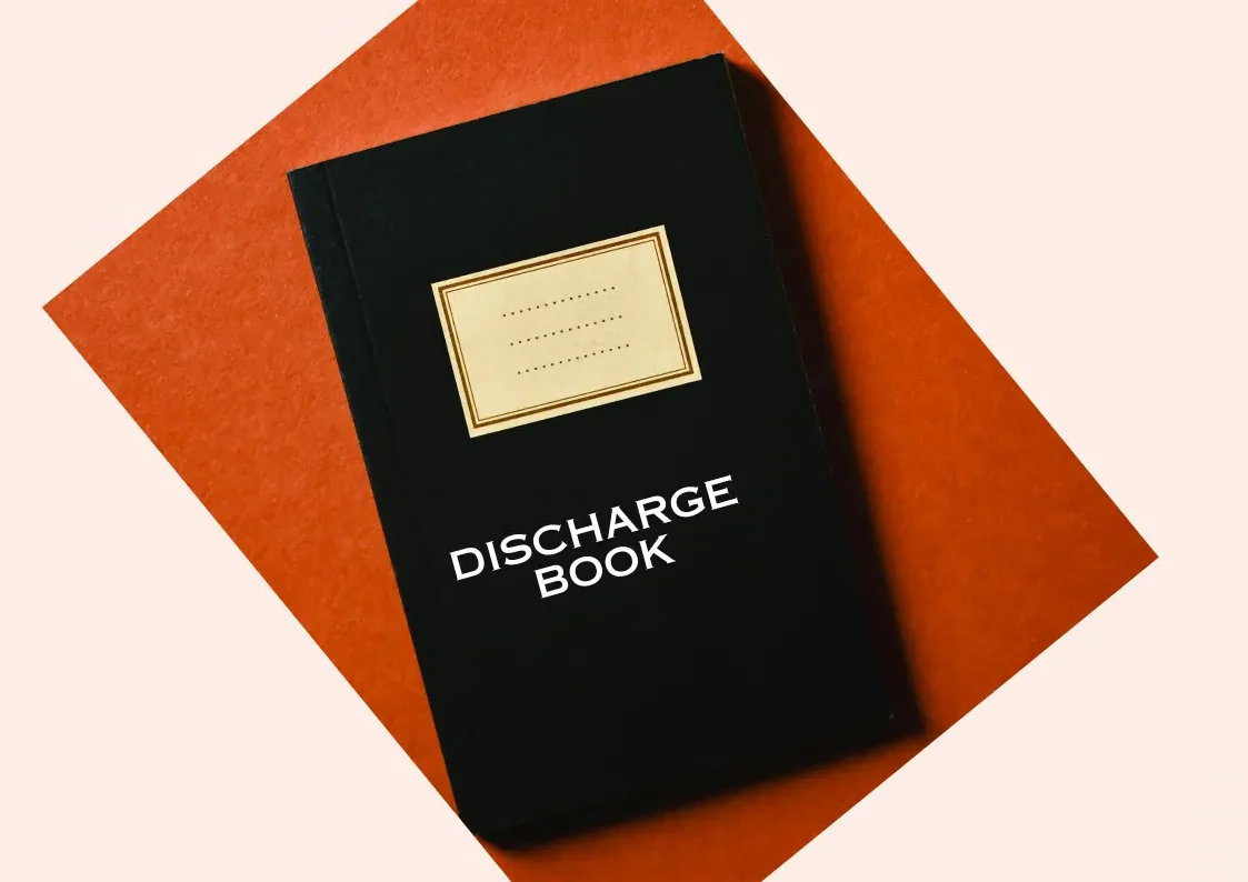 ESM-CORNER-DISCHARGE BOOK