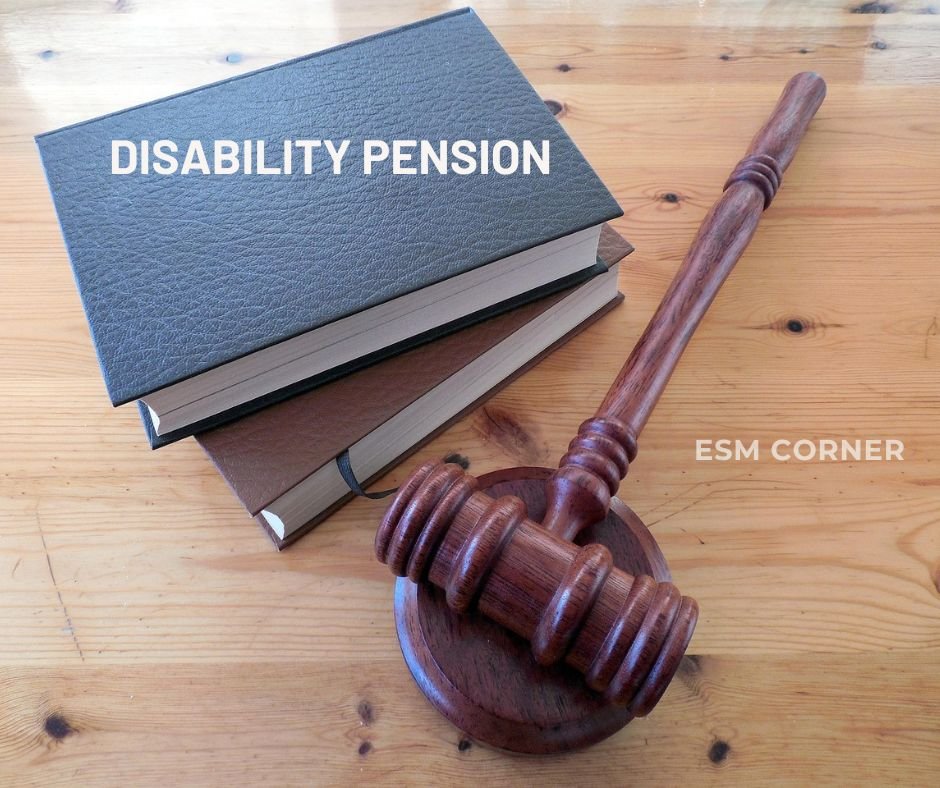 esm corner disability pension