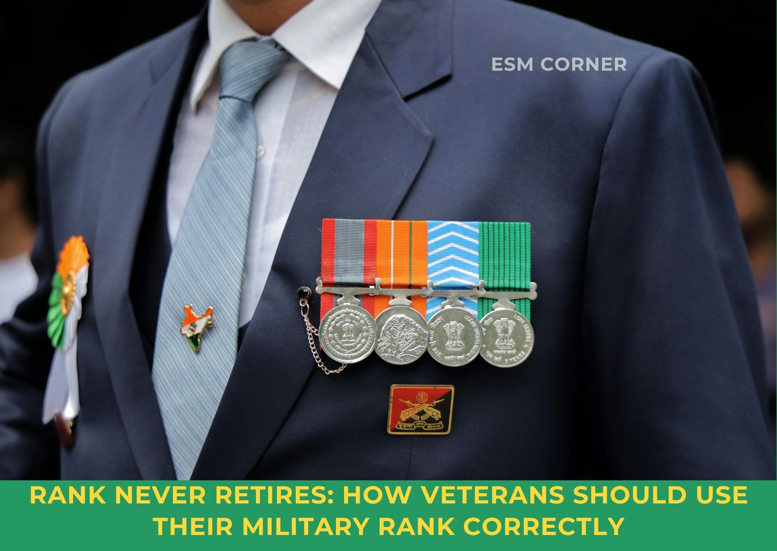 ESM CORNER MILITARY RANK NEVER RETIRES