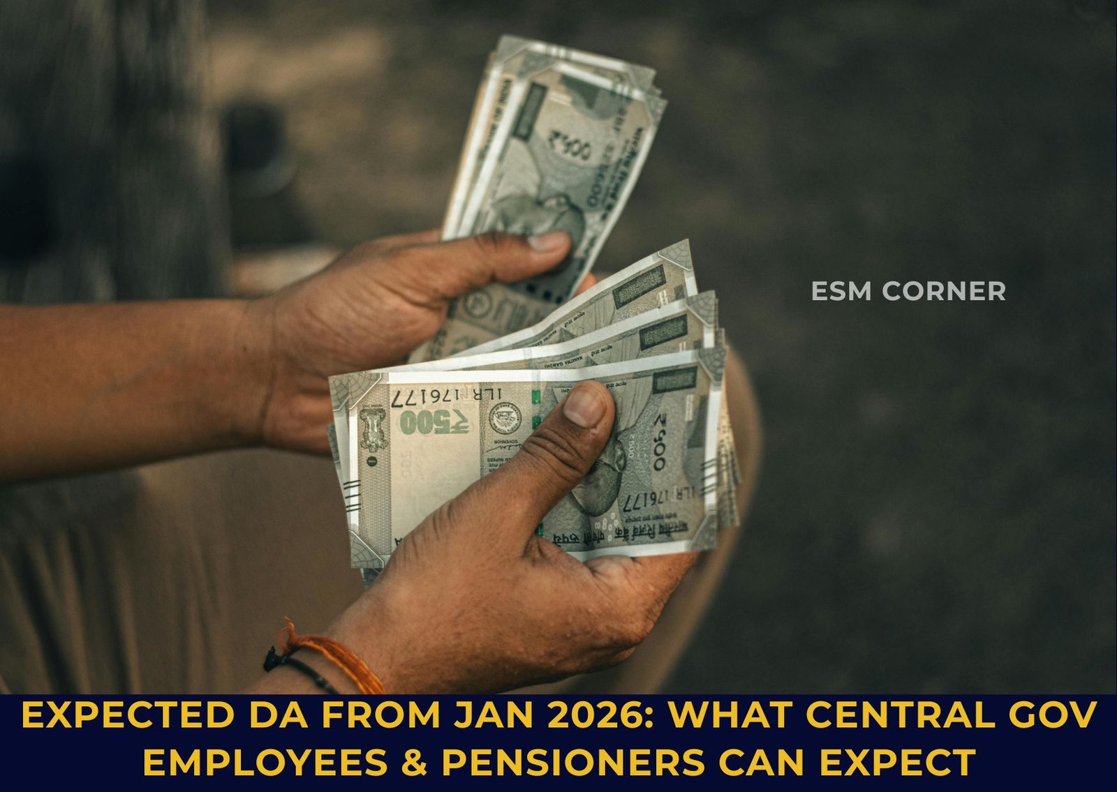 Expected DA from Jan 2026 for central government employees and pensioners