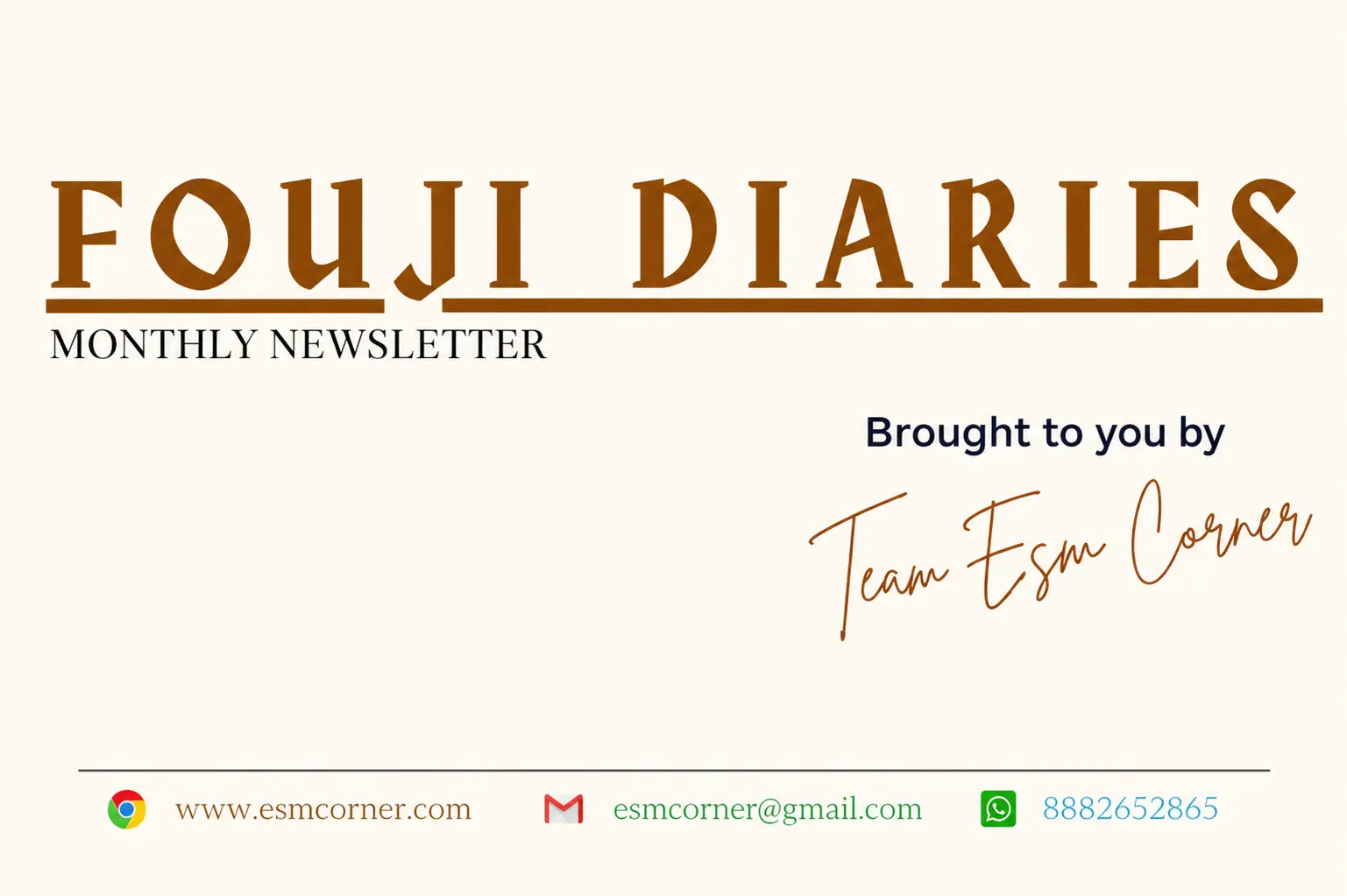 ESM-CORNER-FOUJI-DIARIES-NEWSLETTER